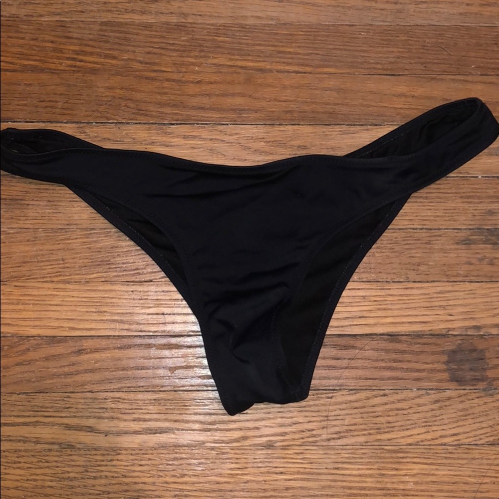 Black bikini bottoms